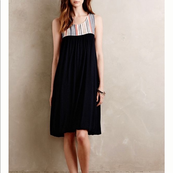 ANTHROPOLOGIE Porridge Cayucos Bubble Hem Dress - Picture 7 of 7